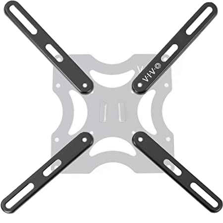 VIVO Steel VESA LCD LED TV Mount Adapter Plate Brackets for Screens 32 to 55 inches | Conversion Kit for VESA up to 400x400mm (MOUNT-AD400B)