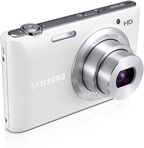 Samsung ST150F 16.2MP Smart WiFi Digital Camera with 5x Optical Zoom and 3.0" LCD Screen (White) (OLD MODEL)