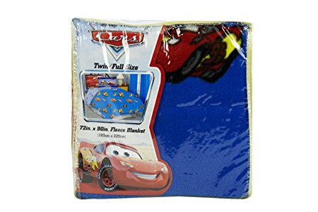 Disney Cars Blanket ~ Twin / Full Size Fleece Throw 72" X 90" - Pixar