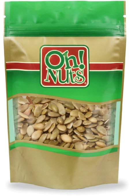 Roasted Unsalted Pepitas (No Shell Pumpkin Seeds) 5 Pound Bag - Oh! Nuts