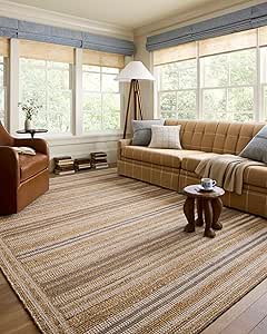 Loloi Chris Loves Julia Judy Collection JUD-03 Natural/Dove 5'-0" x 7'-6" Area Rug