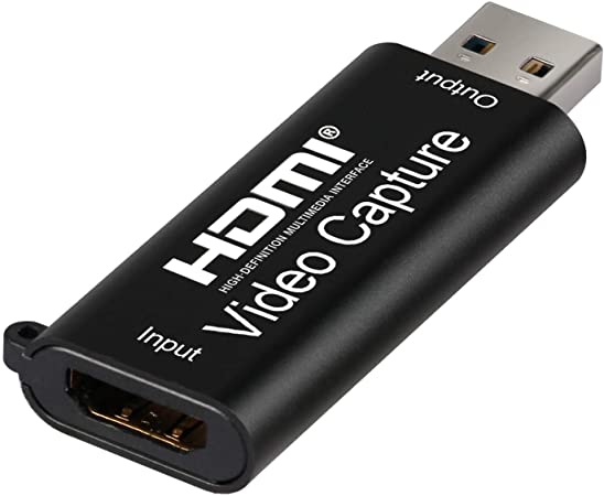 Sendowtek HDMI Video Capture Card, Audio Video Capture Cards Full HD 1080P HDMI to USB 2.0 Video Record to DSLR, Camcorder, Action Cam for Gaming, Streaming, Teaching, Live Broadcasting