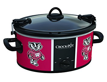 Wisconsin Badgers Collegiate Crock-Pot Cook & Carry Slow Cooker, 6 Quart