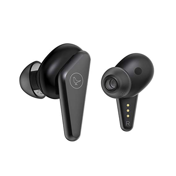 Libratone Track Air True Wireless Earbuds (32H Battery – 8H Earbuds/24H Charging Case, Sweat and Splash-proof Design (IPX4), Bluetooth 5.0, Noise Isolating Design – Black, One Size