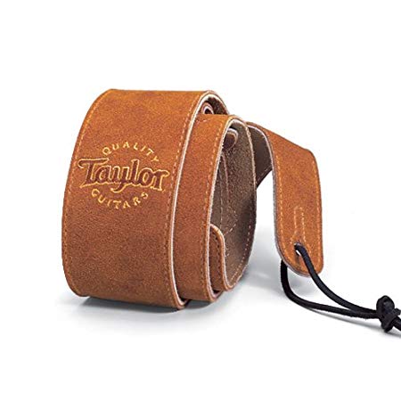 Taylor Guitars Honey Suede Logo Guitar Strap