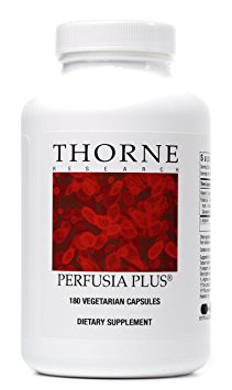 Thorne Research - Perfusia Plus - Sustained-Release L-Arginine Supplement with Nutritional and Botanical Cofactors - 180 Capsules