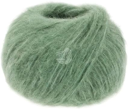 Lana Grossa Alpaca Moda, 06 Grey Green Yarn