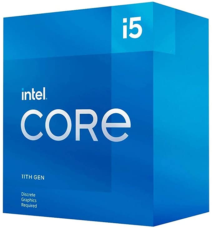 Intel i5-11400F CPU 2.6GHz (4.4GHz Turbo) 11th Gen LGA1200 6-Cores 12-Threads 12MB 65W Graphic Card Required Retail Box 3yrs Rocket Lake (BX8070811400F)