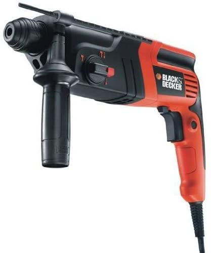 BLACK DECKER 1.6 j Hammer Drill with Kitbox/Accessories, 600 W