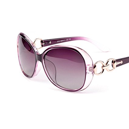 VeBrellen Luxury Transparent Women's Polarized Sunglasses Retro Eyewear Square Frame Goggles Eyeglasses
