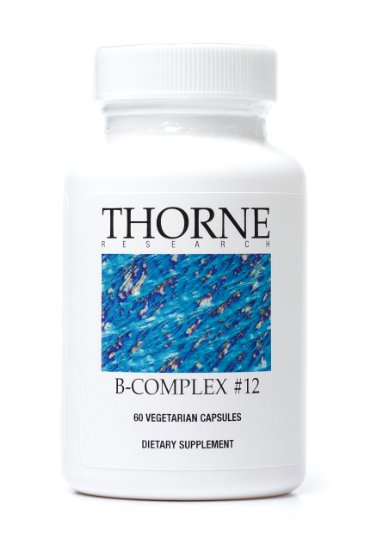 Thorne Research - B-Complex #12 - Dietary Supplement With B12 and Folate - 60 Capsules