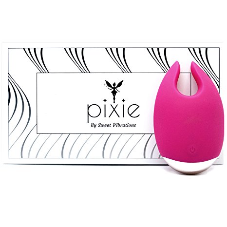 Pixie - Clitoris Vibrator - Magical Sex Toy with 10 Settings for Women and Couples Waterproof, Rechargeable, & Quiet, Pink, by Sweet Vibrations