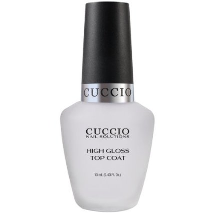 Cuccio Color Top Nail Coat, High Gloss Top Coat, .43 Ounce
