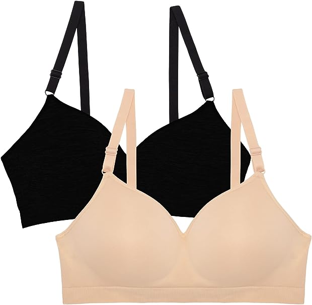 Fruit of the Loom Womens Seamless Wire Free Push-up Bra