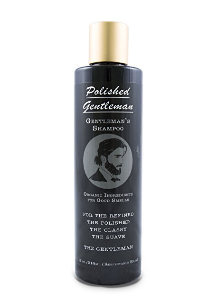 Polished Gentleman Men's Hair Loss Shampoo - Naturally Made with Conditioner for Men (4oz simple)