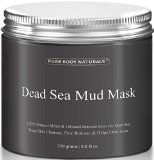THE BEST Dead Sea Mud Mask 250g 88 fl oz - Dead Sea Mud Mask Best for Facial Treatment Minimizes Pores Reduces Wrinkles and Improves Overall Complexion - Dead Sea Minerals Help to Pull Toxins Out of the Skin - Facial Mask Provides Relief from Acne Blackheads Pimples Acne Scars and Cellulite - Safe for Use on Face and Body - Premium Spa Quality Dead Sea Product - Skin Cleanser Pore Reducer and Natural Moisturizer