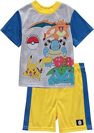 Pokemon Little/Big Boys' Pajama Set