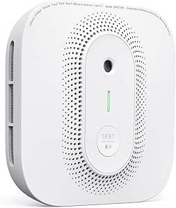 X-Sense Combination Smoke and Carbon Monoxide Detector with Voice Location, Wireless Interconnected Smoke Detector Carbon Monoxide Detector Combo, Model XP02-WR, 1-Pack