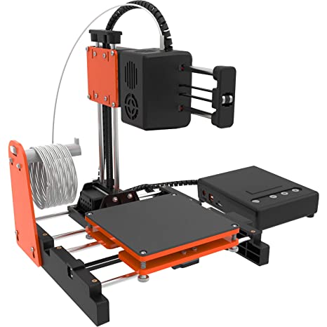 TTLIFE Mini 3D Printer for Kids & Beginners, Small 3D Printer with Magnetic Plate, Fast Heating, Low Noise, Printing Size 4"×4"×4", Free 10m(L) 1.75mm(D) Testing Filament, Orange