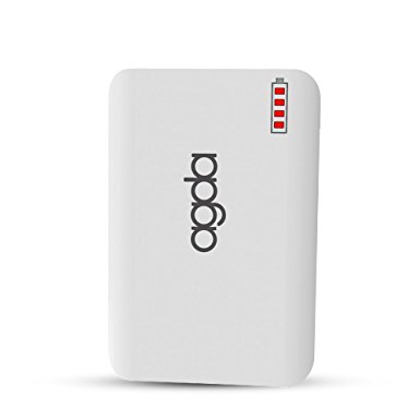 AGDA6000mah USB Portable External Battery Charger Power Bank for Cell Mobile Phone (white)