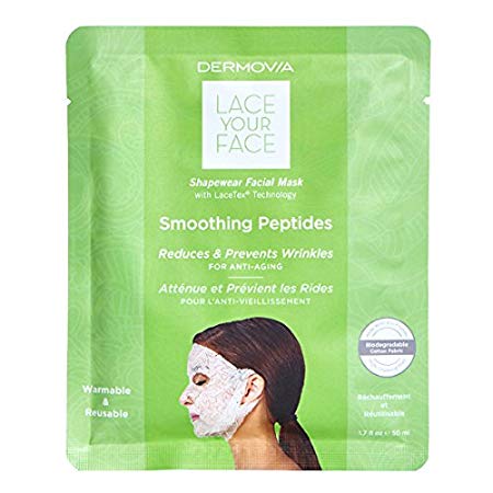 LACE YOUR FACE Compression Facial Mask - Smoothing Peptides - Single Mask