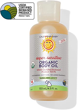 California Baby Body Oil - Super Sensitive, 4.5 oz