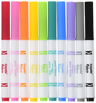 Crayola Fabric Marker 80ct 10 Color