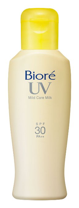 Biore SARASARA UV Mild Care Milk Sunscreen 120ml SPF28 PA   for Face and Body