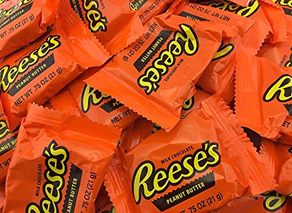 REESE'S Peanut Butter Cups, Milk Chocolate, Snack Size (5 Pounds)