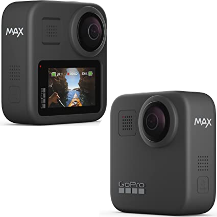 GoPro MAX — E-Commerce Packaging - Waterproof 360   Traditional Camera with Touch Screen Spherical 5.6K30 HD Video 16.6MP 360 Photos 1080p Live Streaming Stabilization