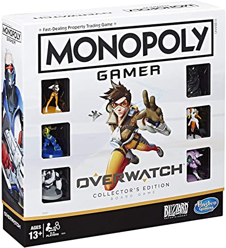 Monopoly Gamer Overwatch Collector's Edition Board Game for Ages 13 and Up Gift for Overwatch Players