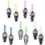 Cosmos  5 Pack of Led Flash Tyre Wheel Valve Cap Light For Car Bike Bicycle Motorbicycle Wheel Light Tire Red Yellow Blue Green Colorful