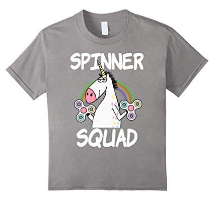 Unicorn Fidget Spinner Squad T-Shirt