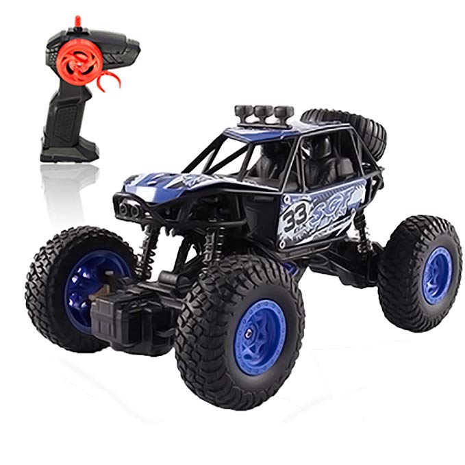 Gimilife Toy RC Vehicles, Remote Control Car,Terrain RC Cars,Electric Remote Control Off Road Monster Truck,RC Cars for Kids Toddler Gift,Desert Off-Road Vehicle,2.4Ghz Radio 4WD Monster Truck