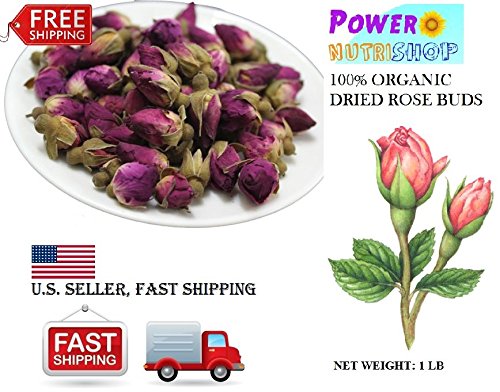 1 LB (16 OZ) Bag GROWN ORGANICALLY Rosebud Rose Buds Flower FloralHerbal Dried Health Chinese Tea