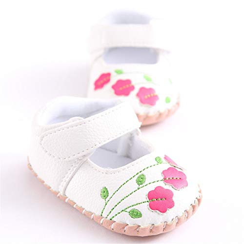 Infant Toddler Baby Girls Mary Jane Slippers Soft Sole PU Leather No-Slip Princess First Walkers Shoes