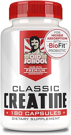 Creatine Monohydrate Capsules - 5000mg   BioFit™ (Max Strength) Supports Muscle Growth & Recovery, Performance, Cognitive Health - Creatine Pills for Men & Women - Made in USA   180 V Capsules