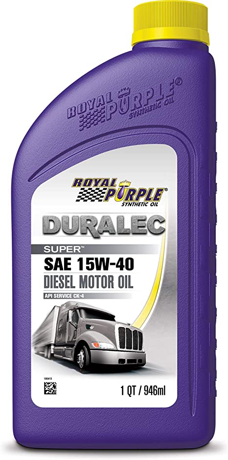 Royal Purple 06154-6PK API-Licensed SAE 15W-40 High Performance Synthetic Motor Oil - 1 qt. (Case of 6)