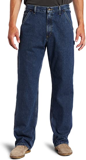 Carhartt Men's Washed Denim Original Fit Work Dungaree B13