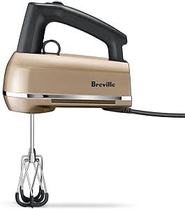 Breville the the Handy Mix Scraper™ Hand Mixer, BHM800RCH, Royal Champagne