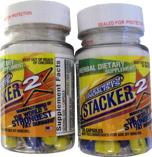 STACKER 2 FAT BURNER EPHEDRA FREE 220CT BOTTLES