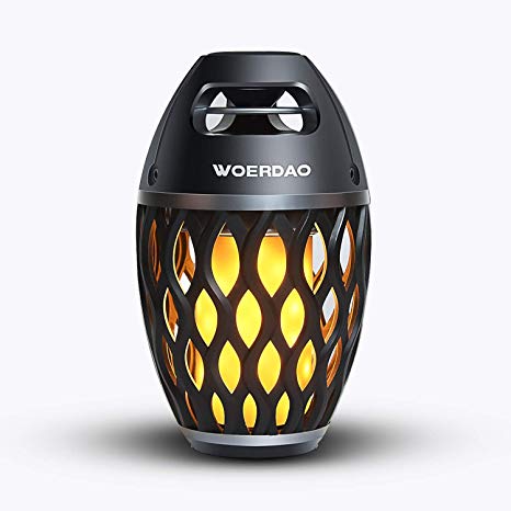 LED Flame Speaker,Portable Bluetooth Speakers Torch Atomosphere Lights&Indoor/Outdoor Wireless Speaker with Superior Bass Stereo,Table and Camping Speaker BT4.2 for IPhone/IPad/Android-USB Charging