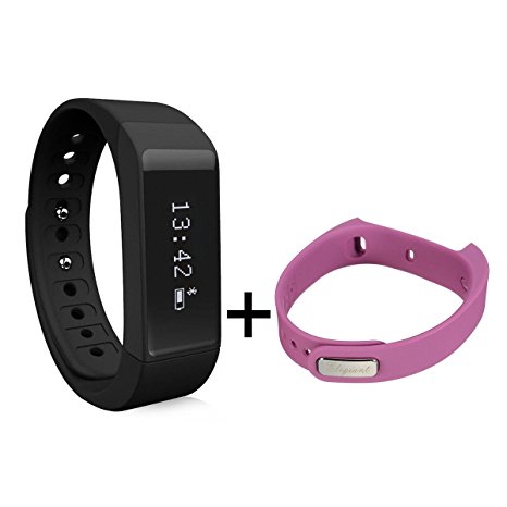 Smart Bracelet,ELEGIANT I5 Plus Waterproof Bluetooth 4.0 Sports Bracelet Pedometer Tracking Calorie Health Wristband Sleep Monitor For Samsung Andriod Smart Phones   Sports Bracelet Band