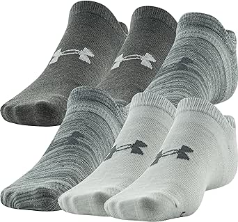 Under Armour Men's Essential Lite No Show Socks, 6-Pairs