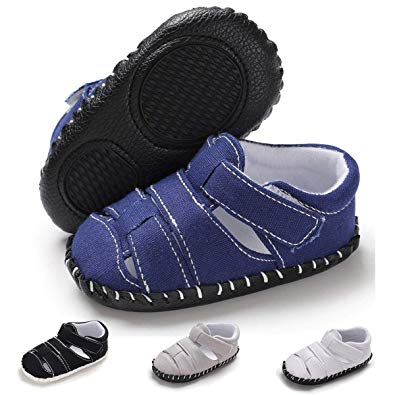 Infant Baby Boys Girls Summer Sandals Soft Sole Anti-Slip Toddler First Walkers Newborn Crib Shoes