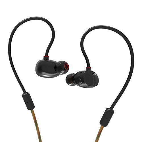 KZ ZS1 Dual Driver Extra Bass Wide Sound Field Sport In-Ear Monitors Headphones