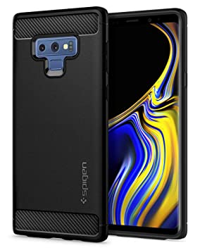 Spigen Rugged Armor Back Cover Case Designed for Samsung Galaxy Note 9 - Matte Black