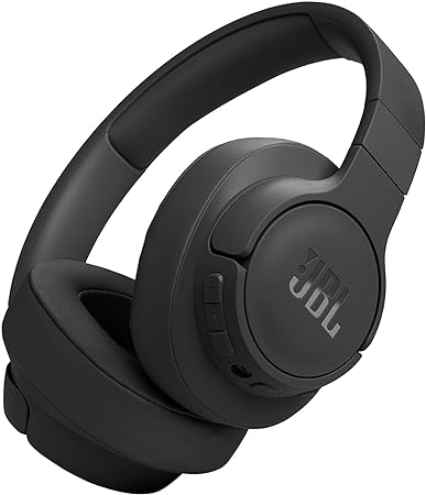 JBL Tune 770NC Wireless Over-Ear Headphones, with Adaptive Noise Cancelling, Bluetooth and 70 hours Battery Life, in Black