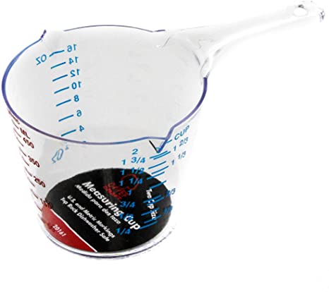 Chef Craft Select Plastic Measuring Cup, 2, Clear