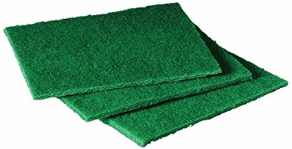 Scotch-Brite 105 General Purpose Scouring Pad, 6" Length x 4-1/2" Width, Green (Case of 40)